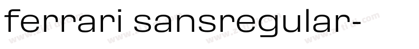 ferrari sansregular字体转换 ferrari sansregular字体转换